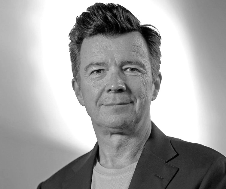 Portrait of Rick Astley