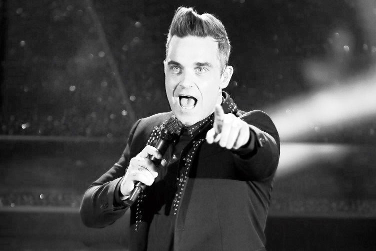 Portrait of Robbie Williams