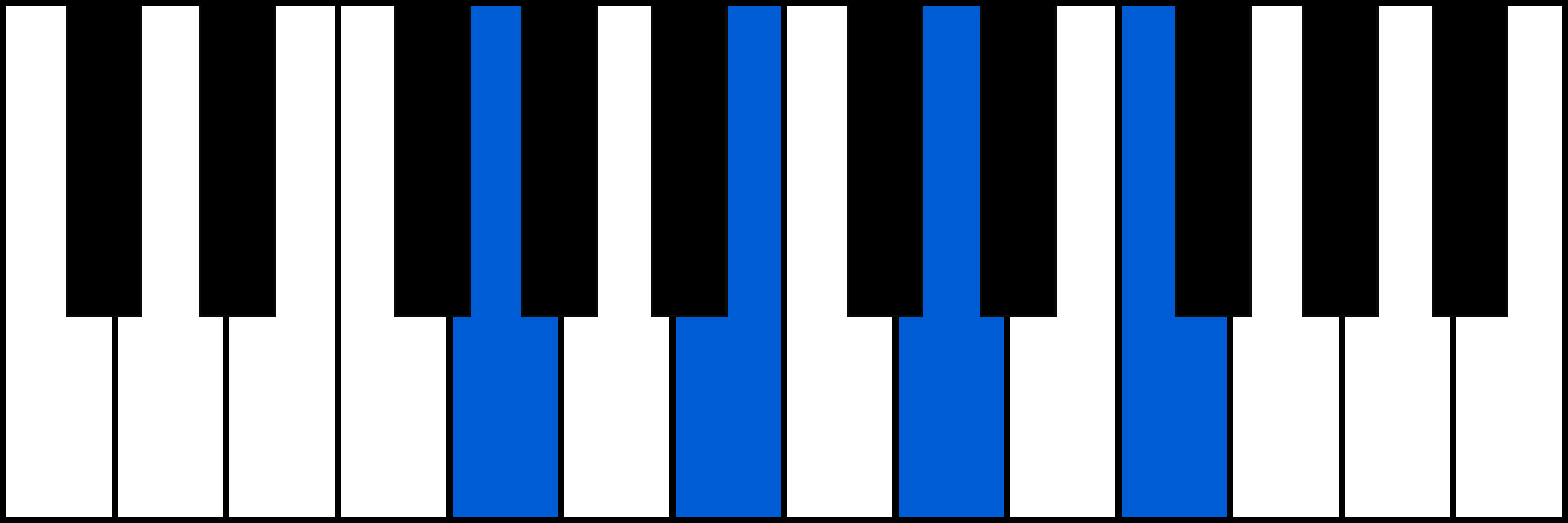 G7 piano chord
